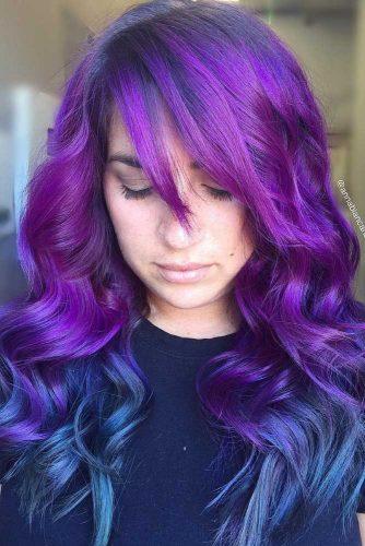 Women with purple blue hair are attractive in my opinion.