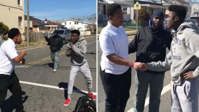 Why do a lot of men shake hands after a physical fight with each other?