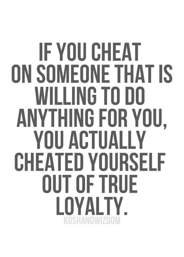 Does cheating on your partner say anything about you as a person?
