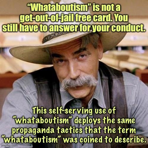 Why do republicans love "whataboutism"?