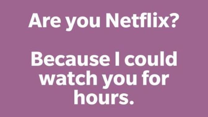 What's your favourite pickup line?