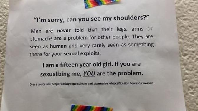 Do you find school dress codes sexist?