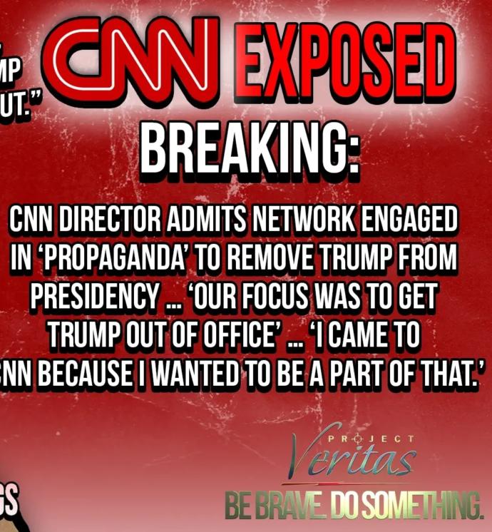 Why cant brainwashed CNN cultists admit propaganda was used to defame and boot trump out of office when the CNN director himself admitted it?