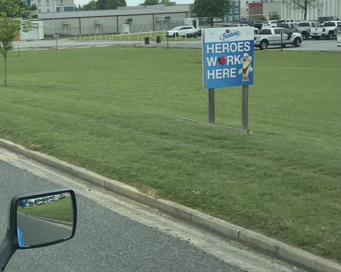 “heroes work here”