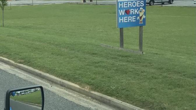 Are we taking this “heroes work here” too far?