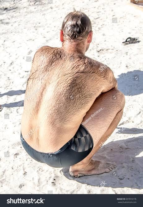 If you notice a guy having very hairy arms?
