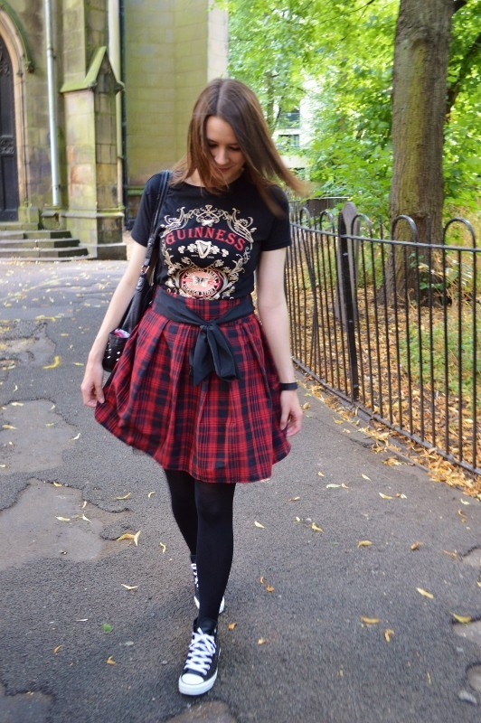 Do you find plaid skirts with high socks and converse attractive?