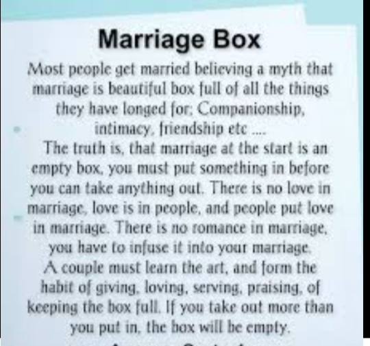 What Do You Think It Would Take For People To Start Believing In The Sanctity Of Marriage Again?