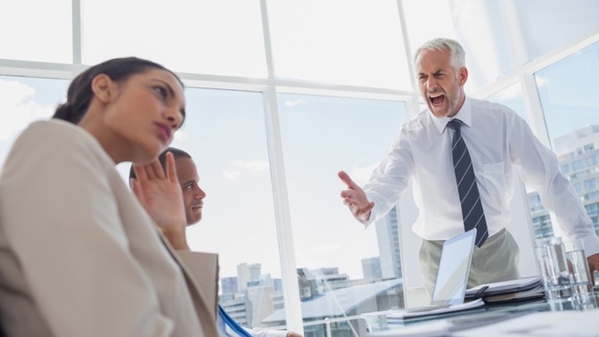 What to do when boss turns into a jerk after rejection?