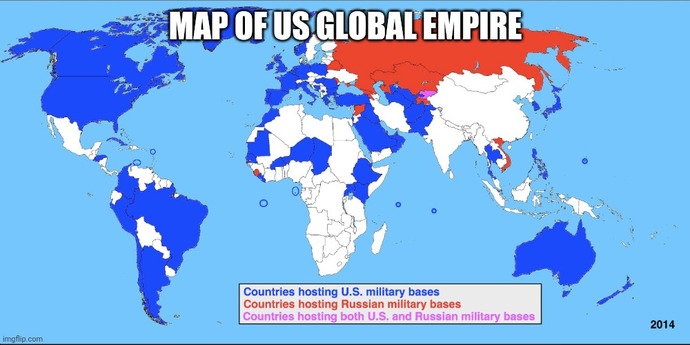Is the United States a Military State run by wealthy Oligarchs that control a huge global American Empire?