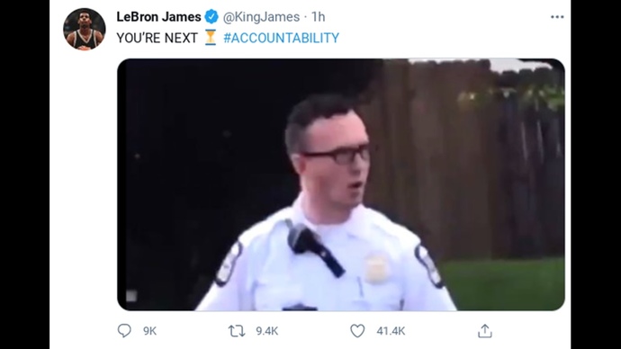 Police officer roasts Lebron James over what he tweeted about the Makhia Bryant case. What do you think about the video (video in description)?