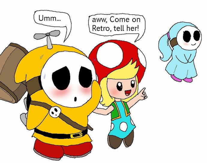 Shy guy was making eye contact now avoids it again. What gives?