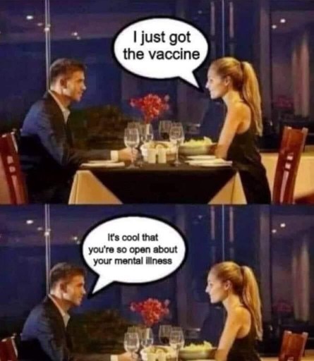 If I was asked out, should I ask her if she had had the Covid vaccine?
