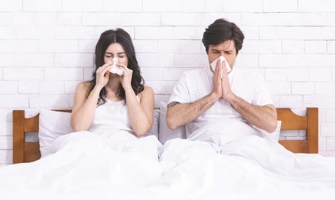 Do you sleep next to your SO or alone when you have the flu?