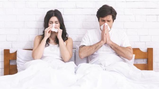 Do you sleep next to your SO or alone when you have the flu?