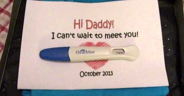 How should I surprise my fiancé by telling him I'm pregnant?
