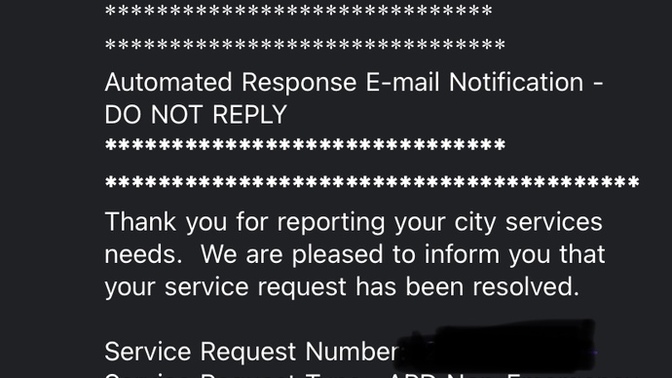 I made a protection order against my narcissistic ex and then I received this email today? Does that mean he got arrested?
