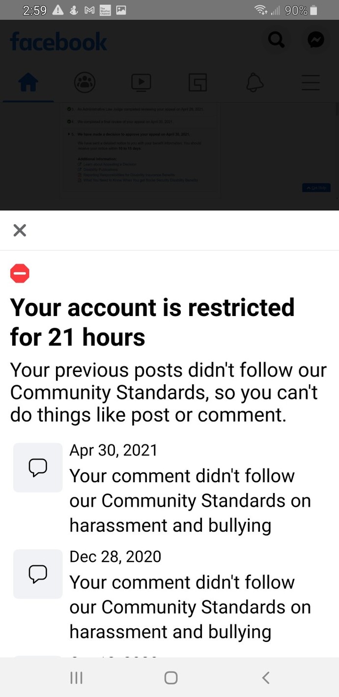 What do you think of Facebook continuing to ban Trump?