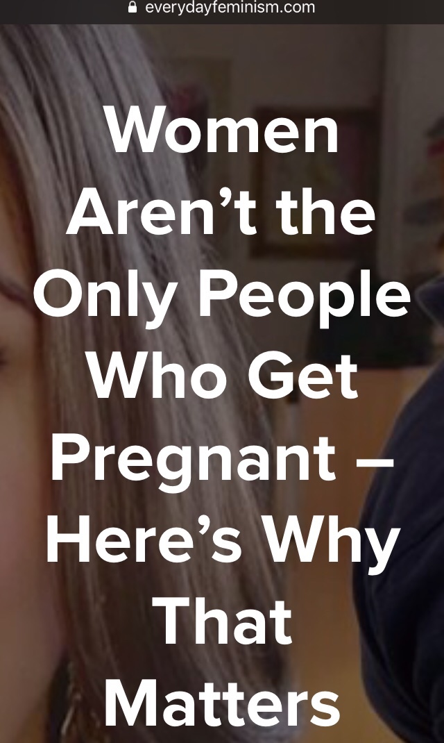 Can only women give birth?