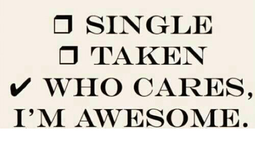 Single. Taken. __________ fill in the box?