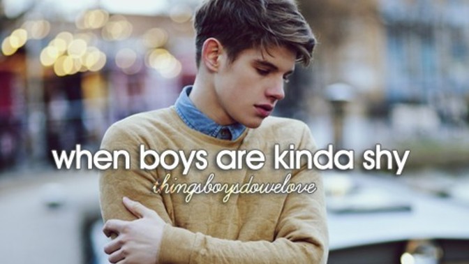 Can being shy be an attractive quality in men?