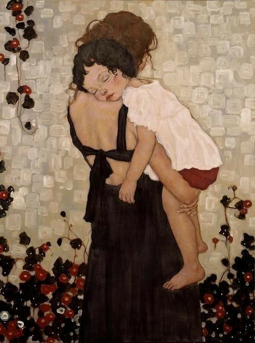 Can you post a fun picture of a mother and their children for mothers day?