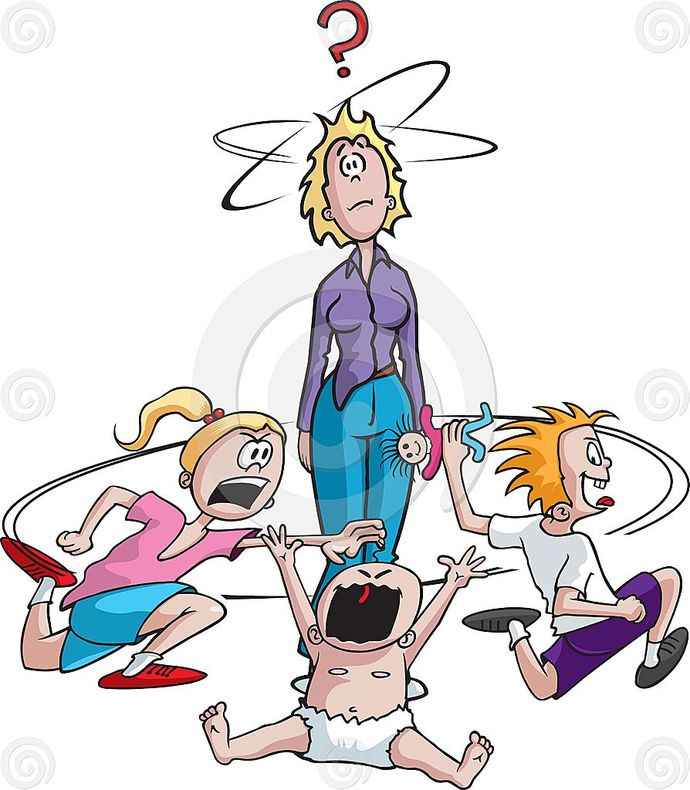 Can you post a fun picture of a mother and their children for mothers day?