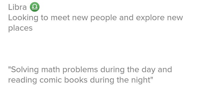 Is this a good bios for Tinder? If not what should I change?