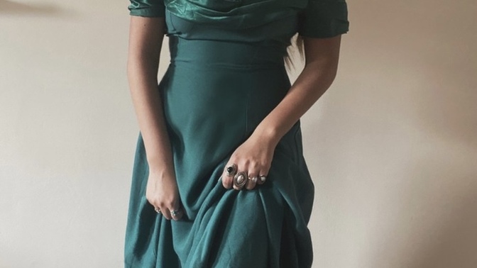 What do you all think of this beautiful green dress :)?