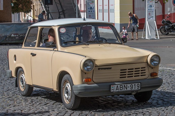 Trabant: The pinnacle of East German engineering.