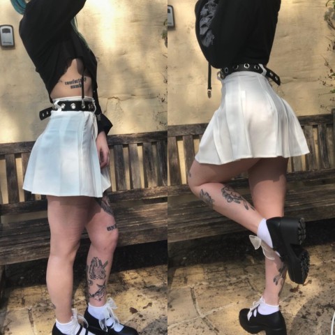 Do we like a white tennis skirt?