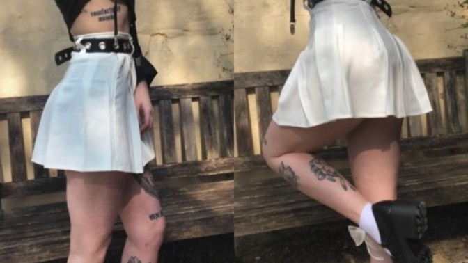 Do we like a white tennis skirt?