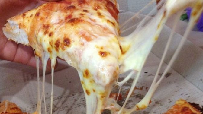 Have you ever choked on pizza cheese?