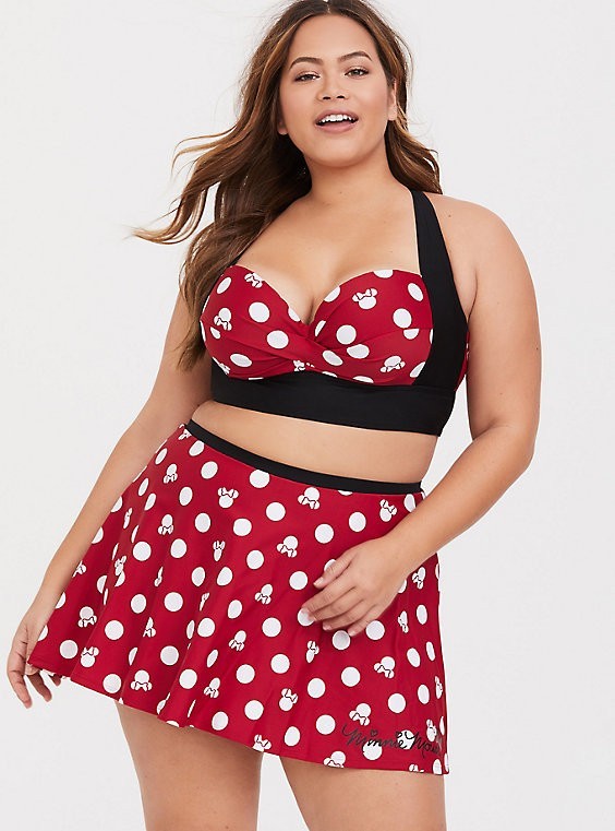 Which Minnie Mouse themed swimsuit looks the most interesting?