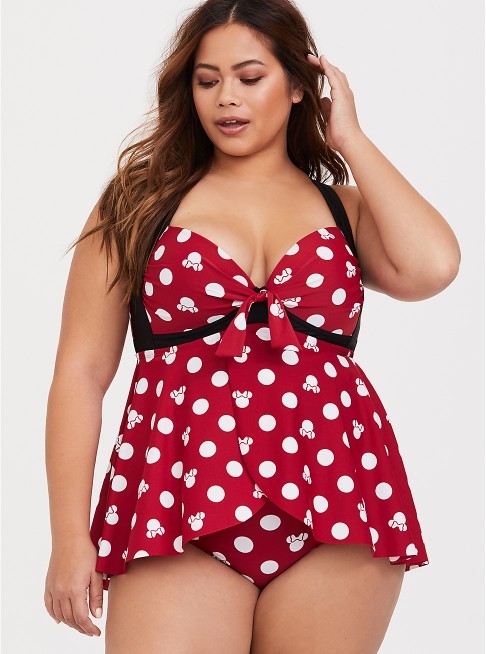 Which Minnie Mouse themed swimsuit looks the most interesting?