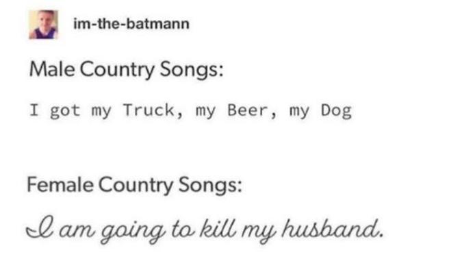 Is country just a poorly written pop with an accent?
