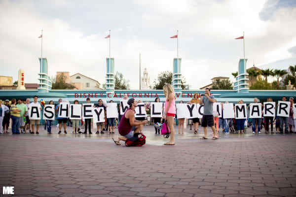 - - - - or Disneyland, the relationship should be almost a done deal by ring time!
