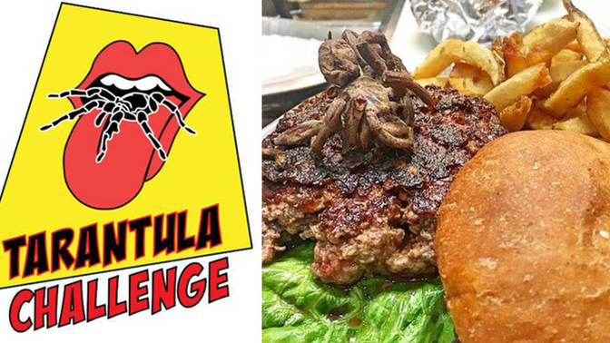 Would You Eat A Tarantula-Topped Burger?