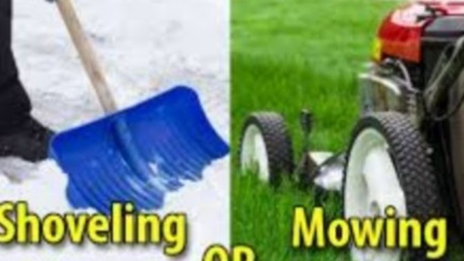 Which Do You Dislike More: Cutting The Grass Or Shoveling The Snow?