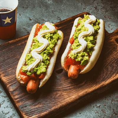 complete with avocado, tomatoes and mayo