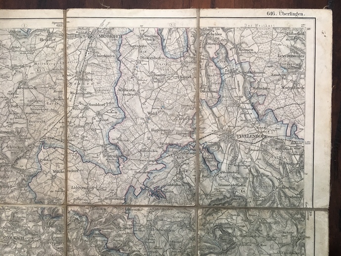How should I value and sell this German historical map?