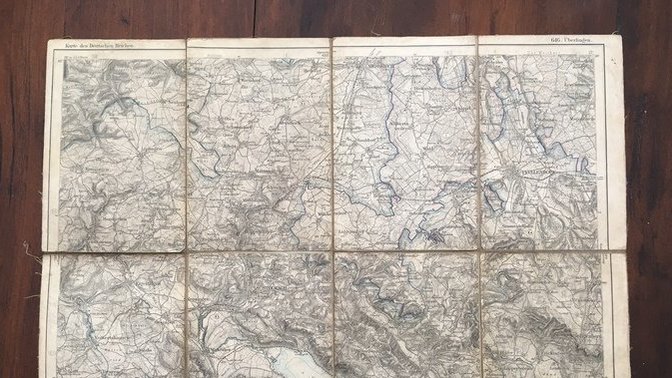 How should I value and sell this German historical map?