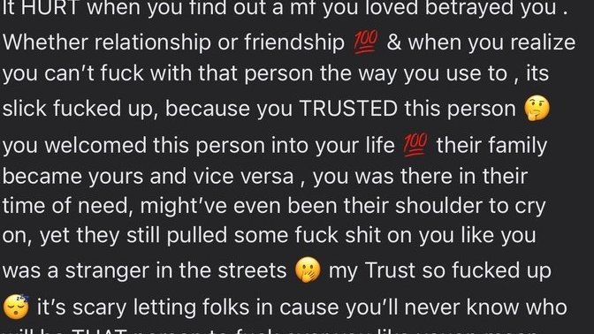 Should I share this post to let my ex know that I know he cheated on me?