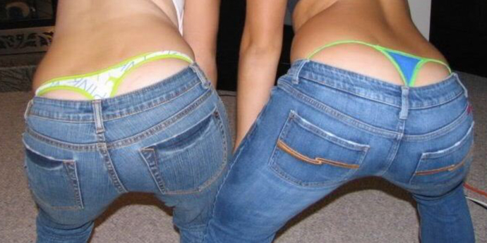 Show Us Your Whale Tails Girls!