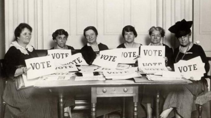 If Women had the right to Vote the country wouldn't be in the shape it is in?