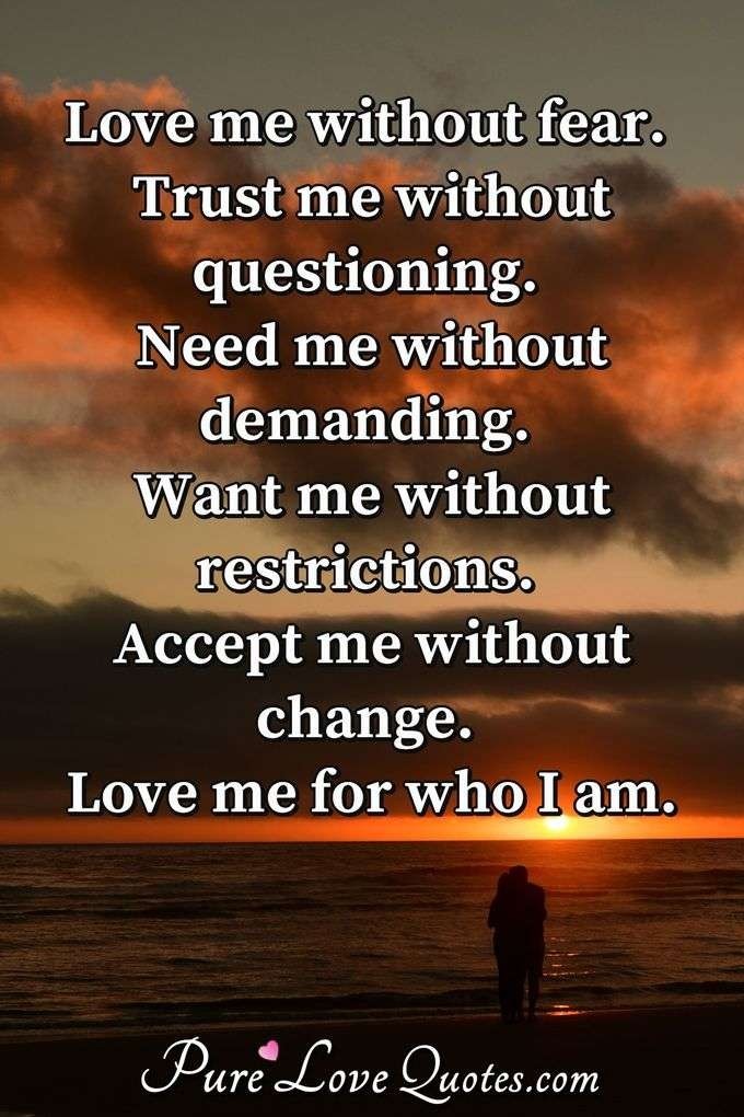What are your "Non Negotiables" in dating, relationships and life?