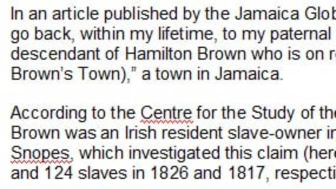 Kamala Harris's ancestors were slave owners. So why does she get a pass? Where is BLM? Why do the Democrats want a slave owner to be president?