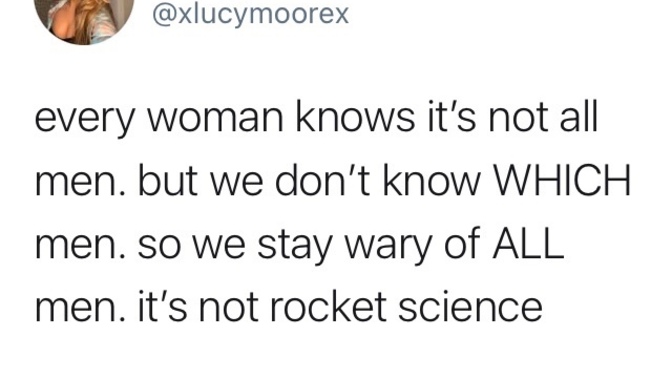 Why is it ok for women to generalise men but it isn’t ok to generalise black people?