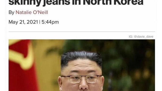 Why did Kim ban skinny jeans and mullets in North Korea?