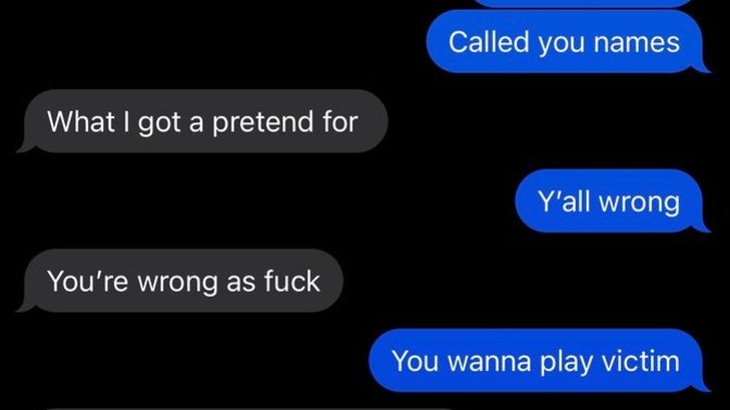 Who was wrong in the argument?